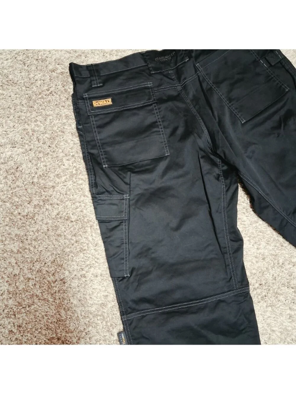 DeWalt Pro Tradesman Stretch Pants Black 40 / 31 Cordura Fabric Durable